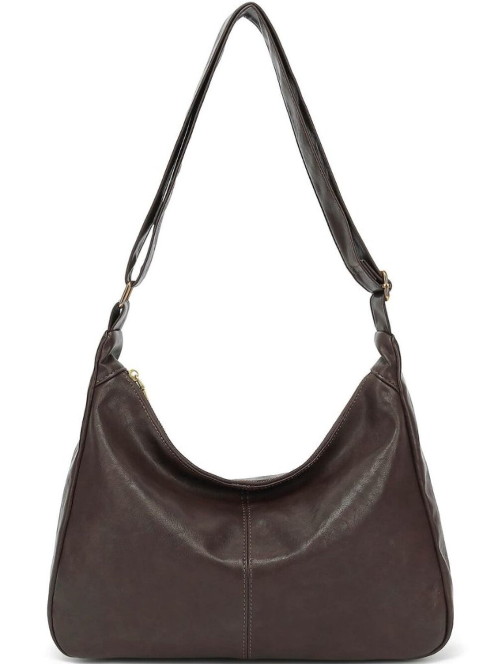 Hobo Bags for Women, Vegan Leather Shoulder Handbag, Ultra Soft Slouchy Tote Bag